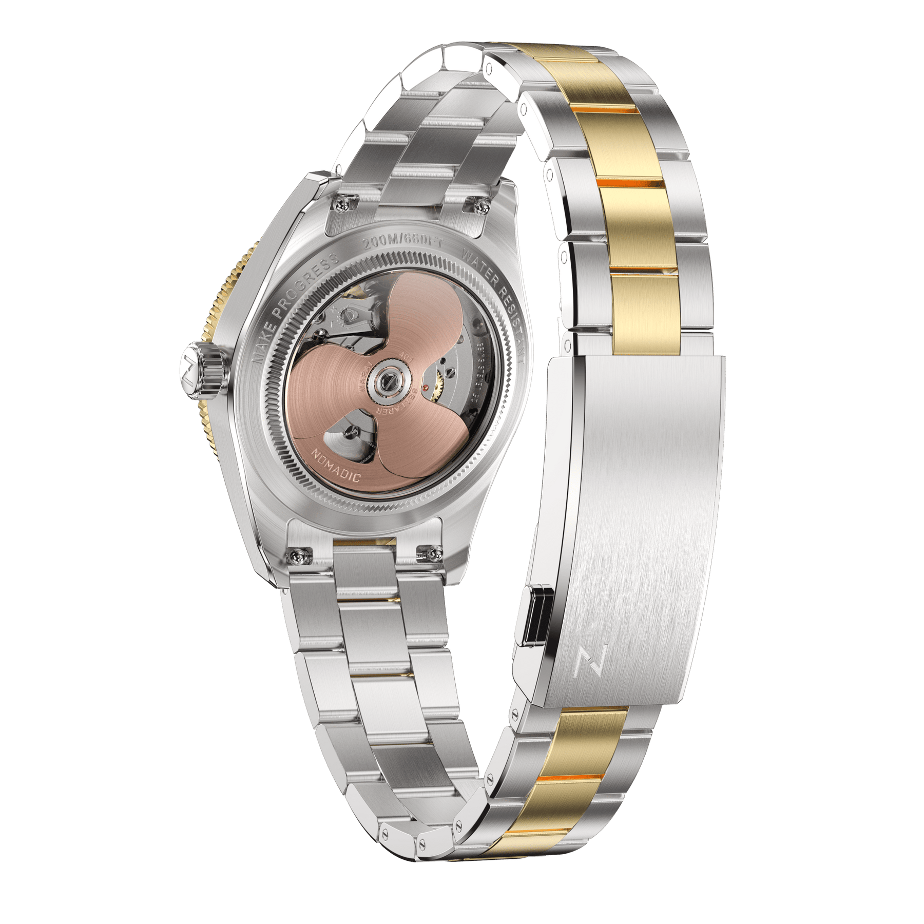 White & Gold - Maraí 401 Prestige Compact - 36mm 18K Gold Dive Watch (2026 Edition)