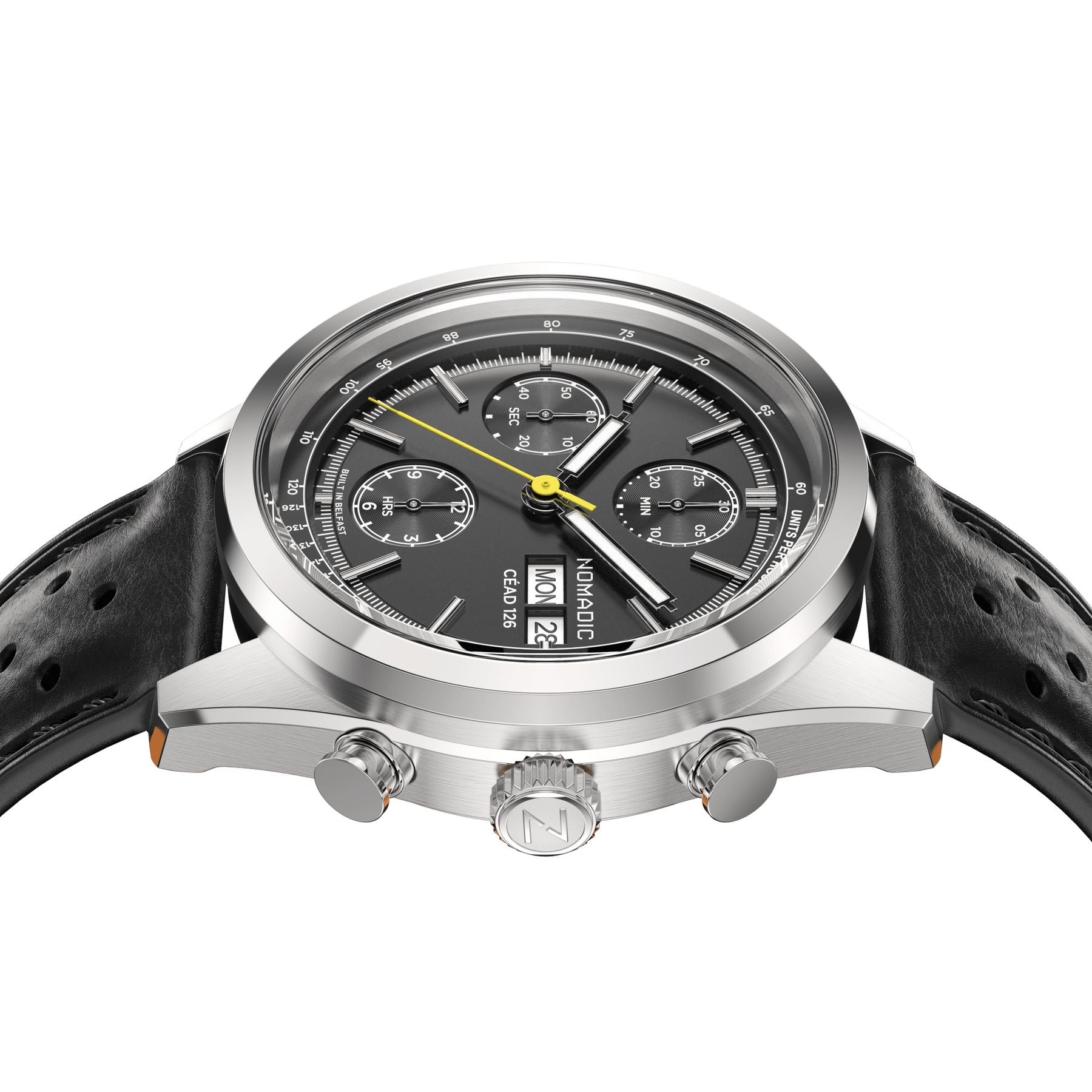 Céad 126 - Pitch Black - Chronograph