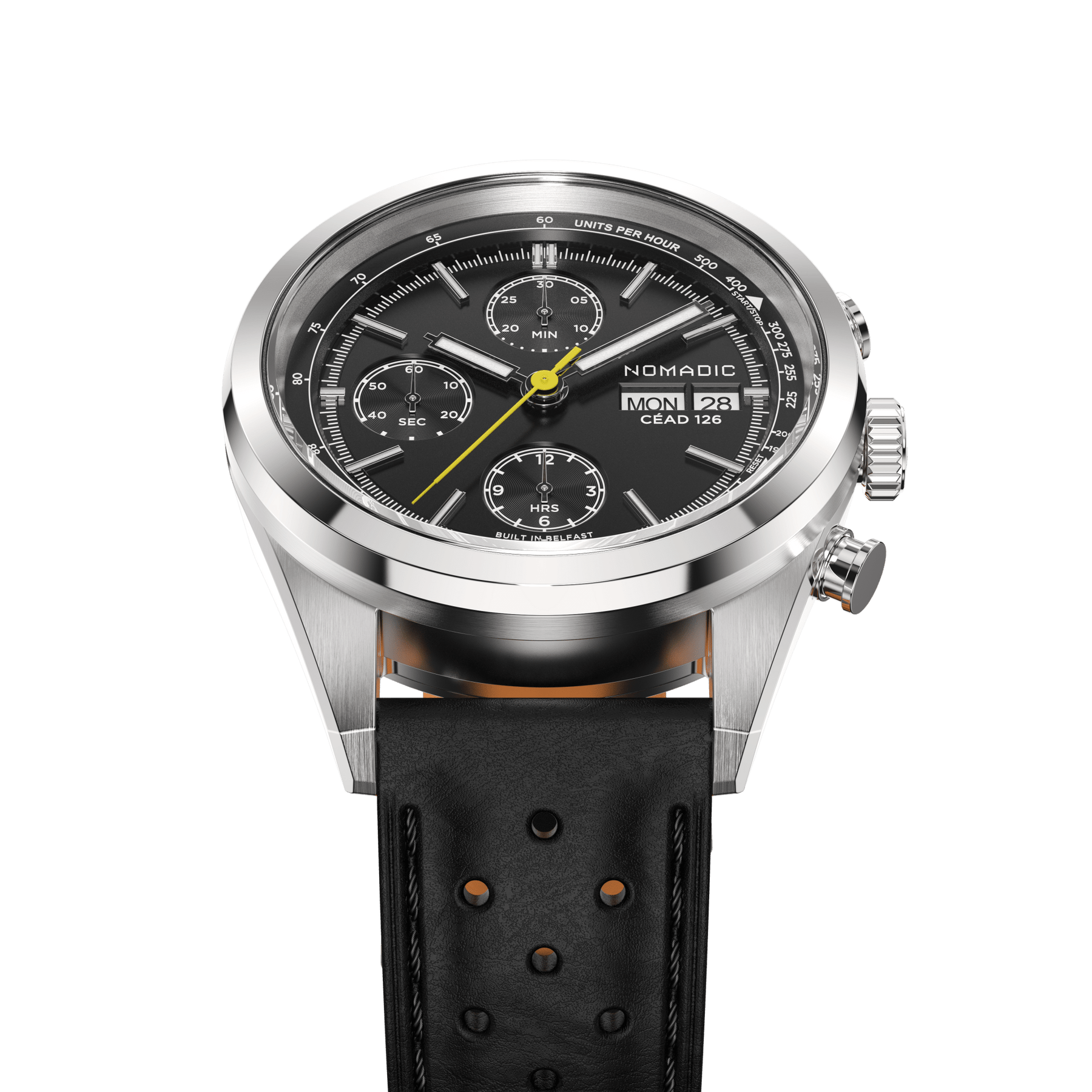 Céad 126 - Pitch Black - Chronograph