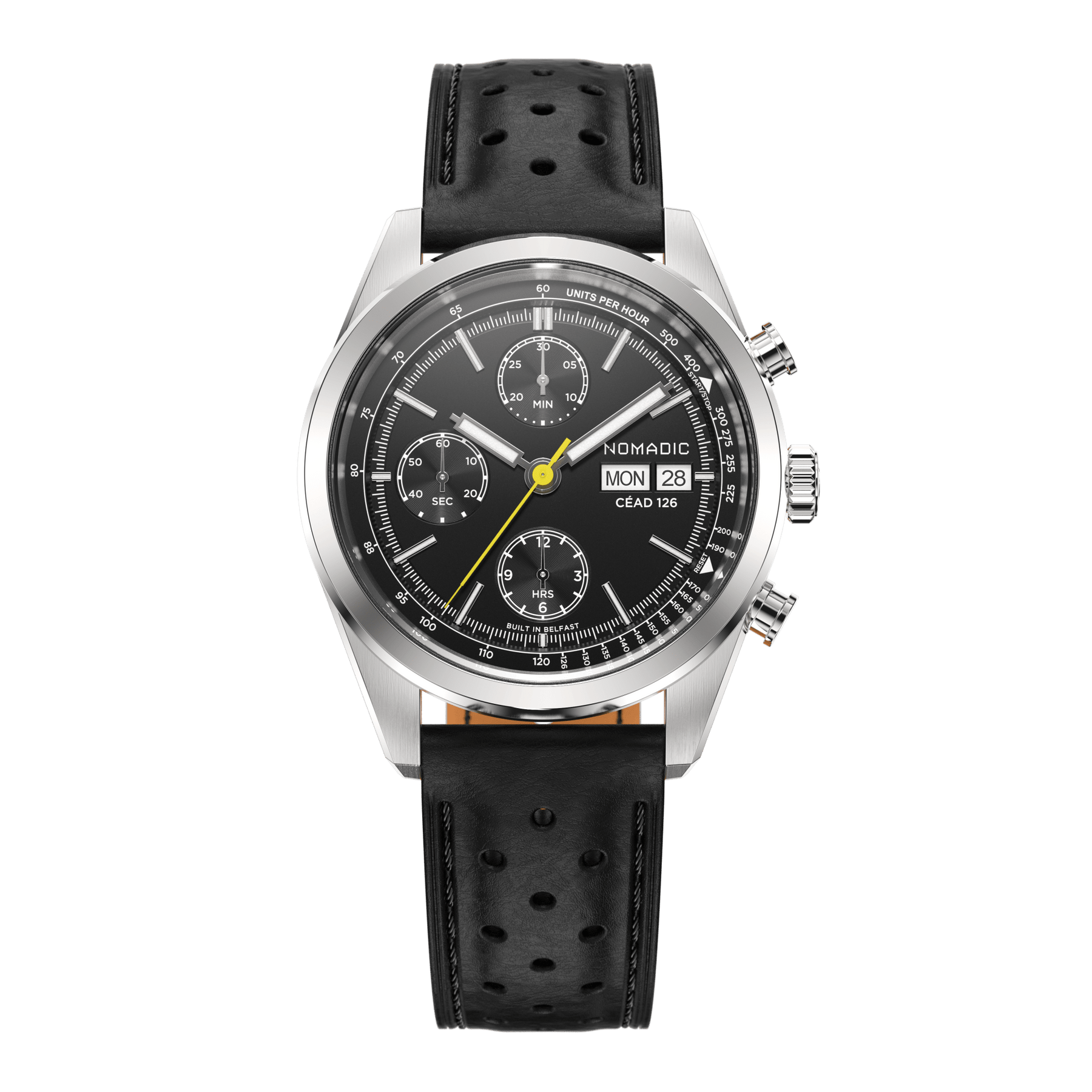 Céad 126 - Pitch Black - Chronograph