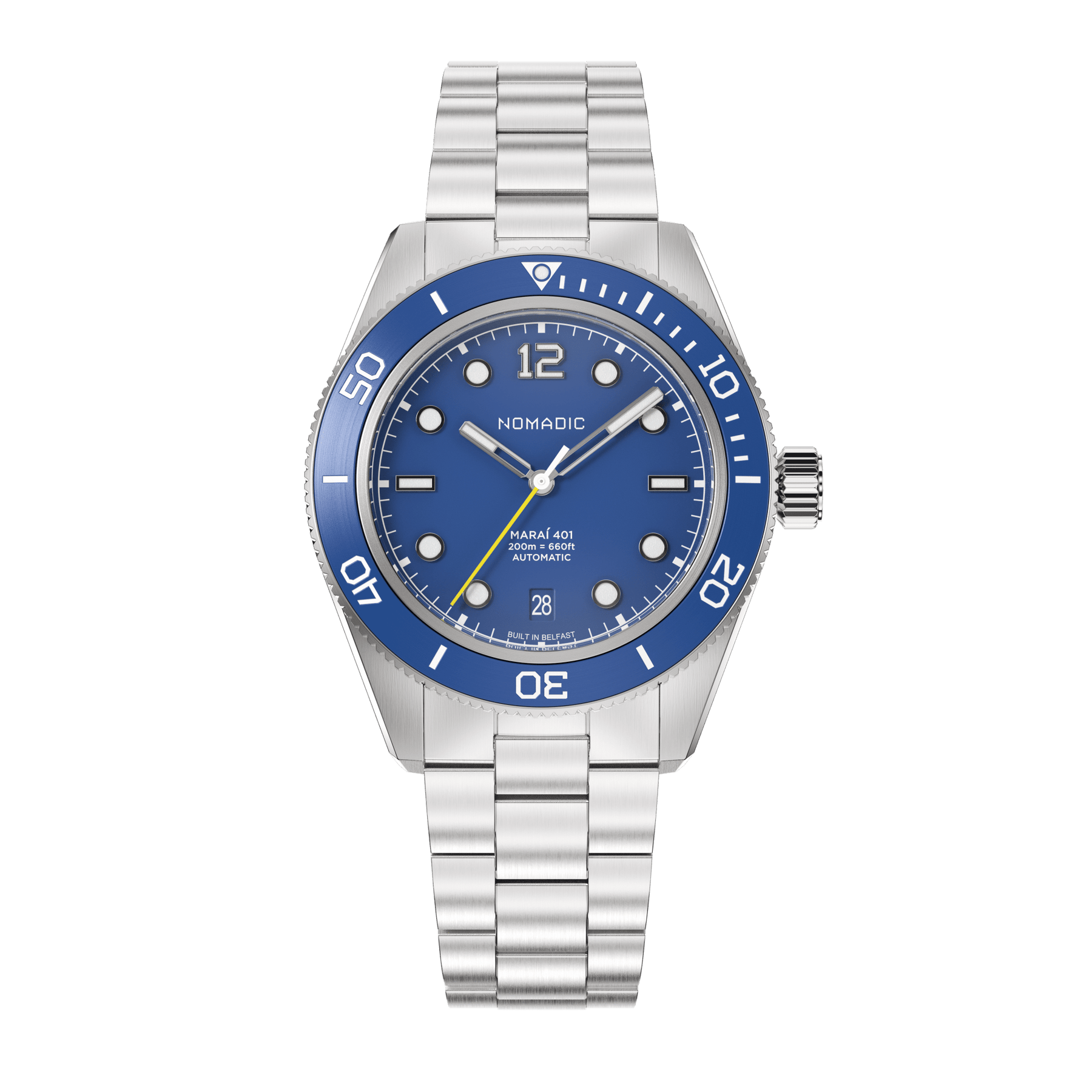 Deep Ocean Blue - Maraí 401 - 40mm Dive Watch (2026 Edition)