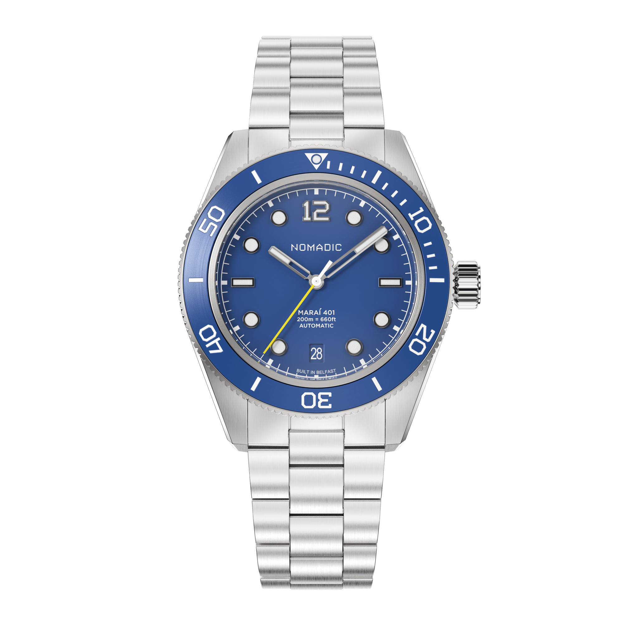 Deep Ocean Blue - Maraí 401 - 40mm Dive Watch (2026 Edition)