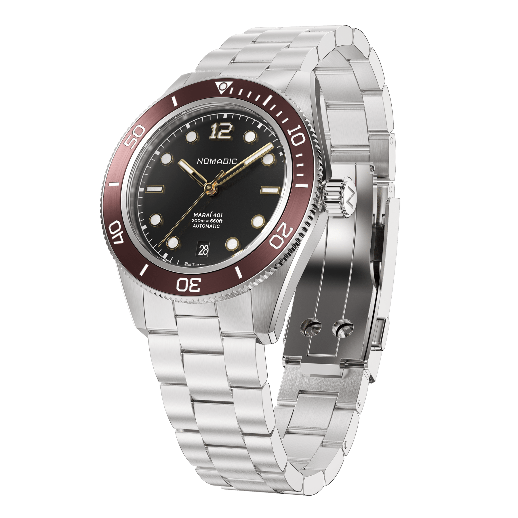 Crimson Dawn - Maraí 401 - 40mm Dive Watch (2026 Edition)
