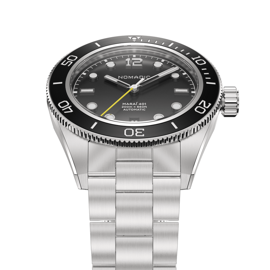 Pitch Black - Maraí 401 - 40mm Dive Watch (2026 Edition)
