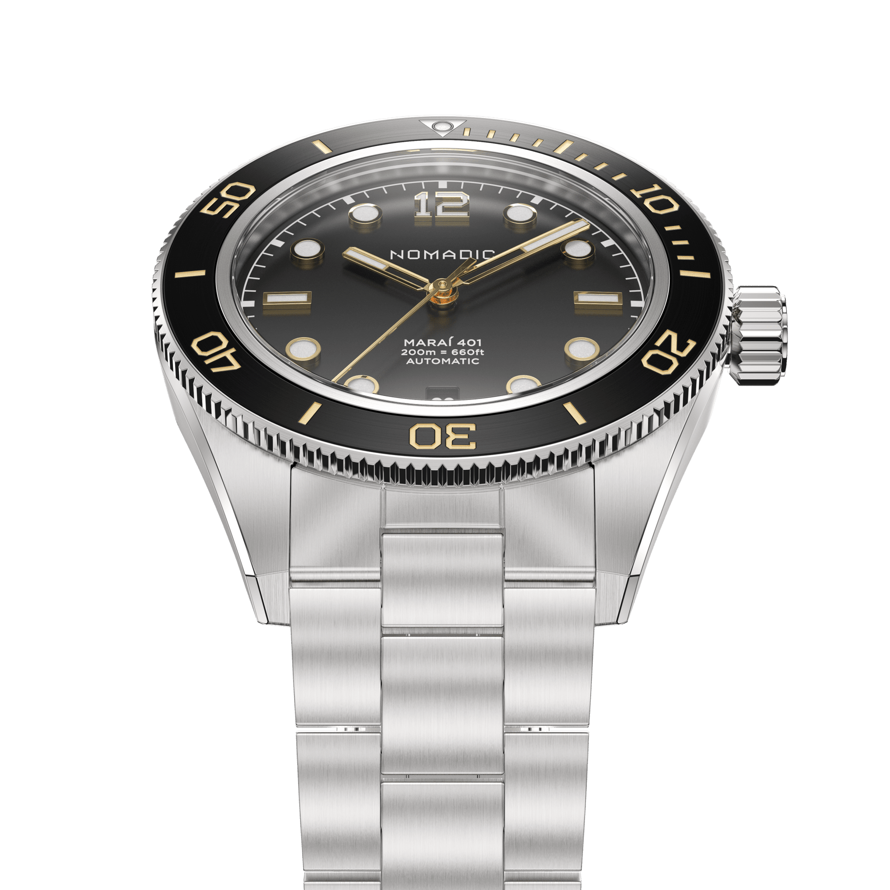 Classic Black and Gold - Maraí 401 - 40mm Dive Watch (2026 Edition)
