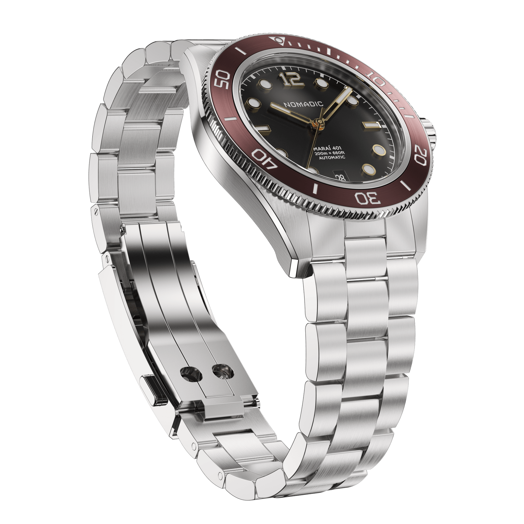 Crimson Dawn - Maraí 401 - 40mm Dive Watch (2026 Edition)