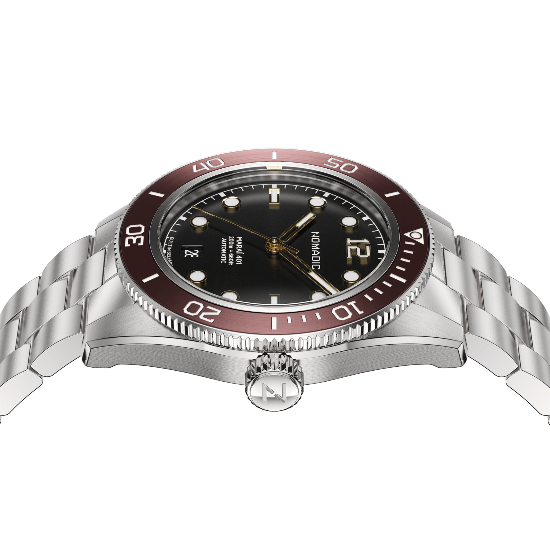 Crimson Dawn - Maraí 401 - 40mm Dive Watch (2026 Edition)