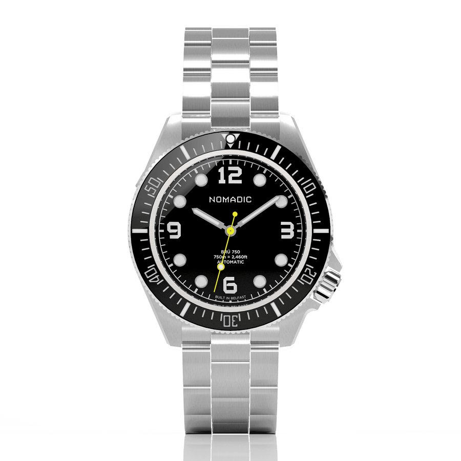 Brú 750 - 42mm Ti5 Deep Dive - Pitch Black