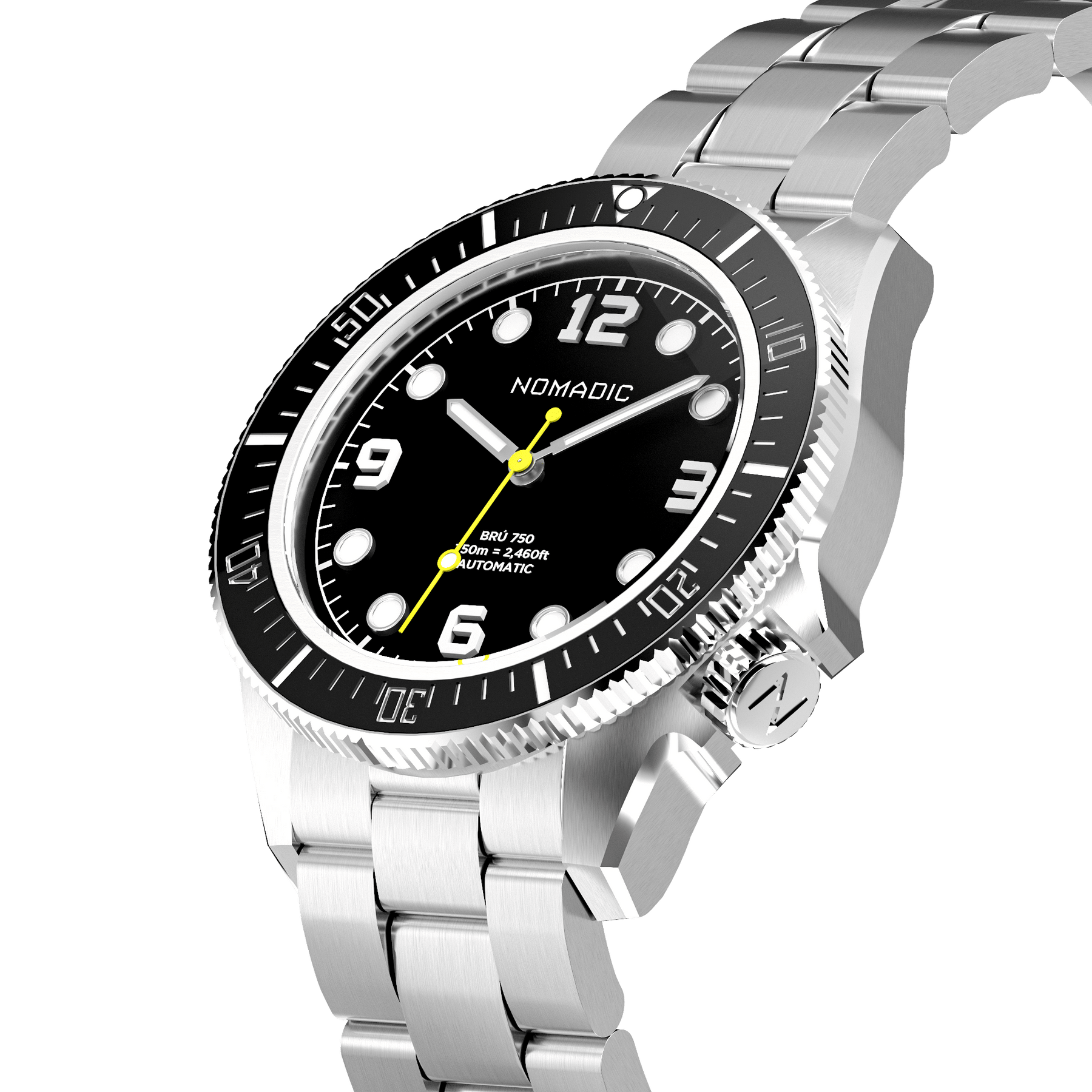 Brú 750 - 42mm Ti5 Deep Dive - Pitch Black