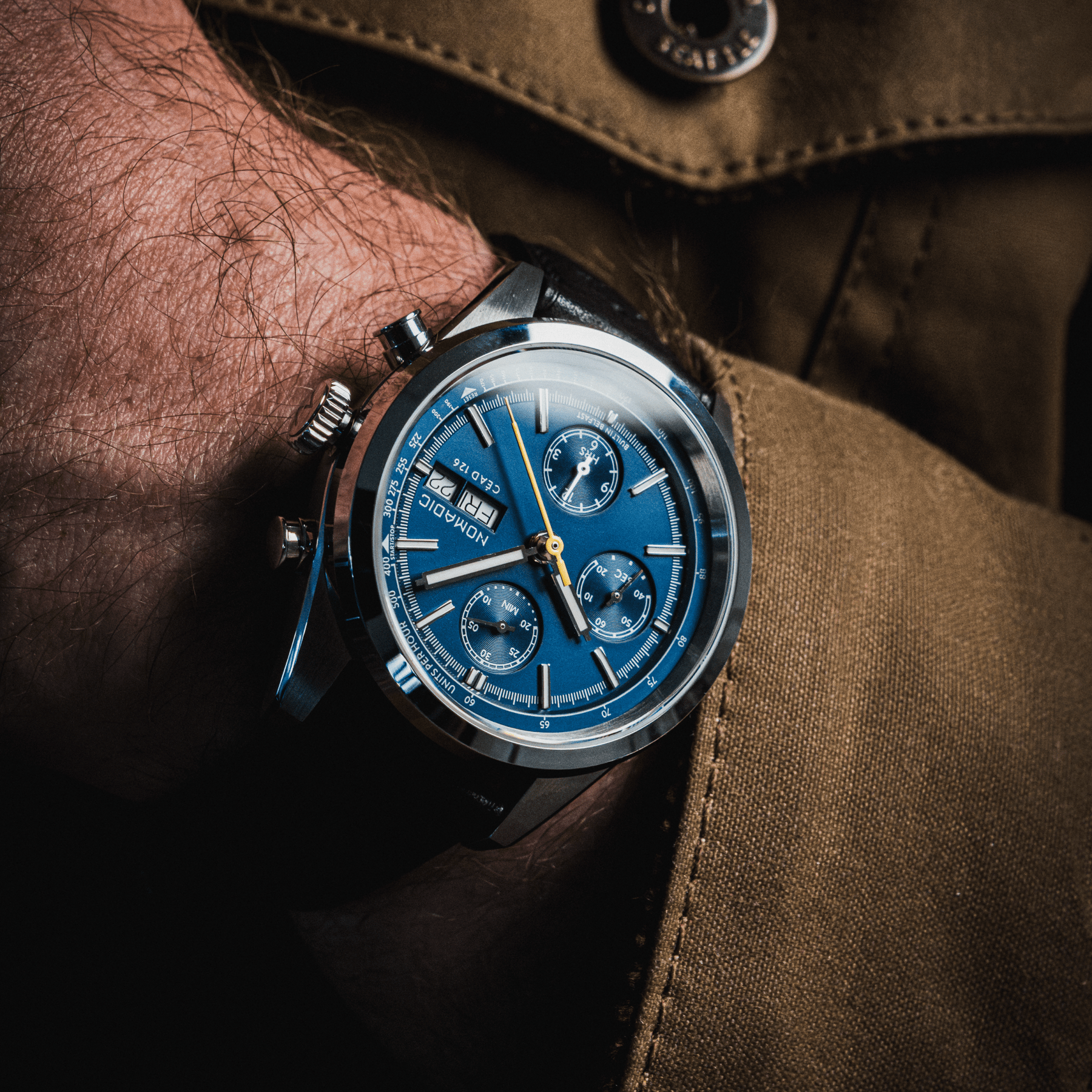 Céad 126 - Deep Ocean Blue - Chronograph