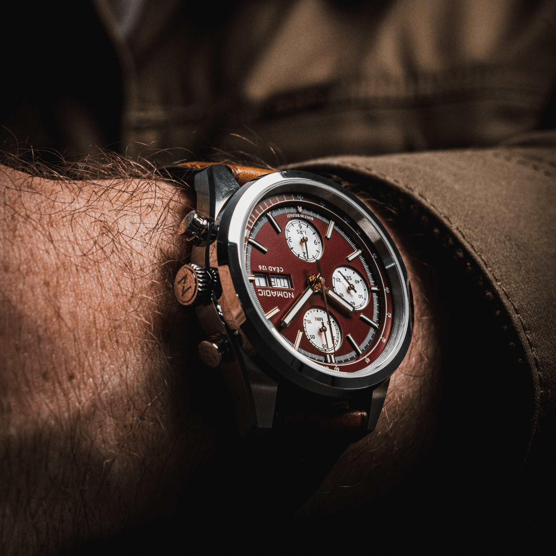 Céad 126 - Crimson Dawn - Chronograph