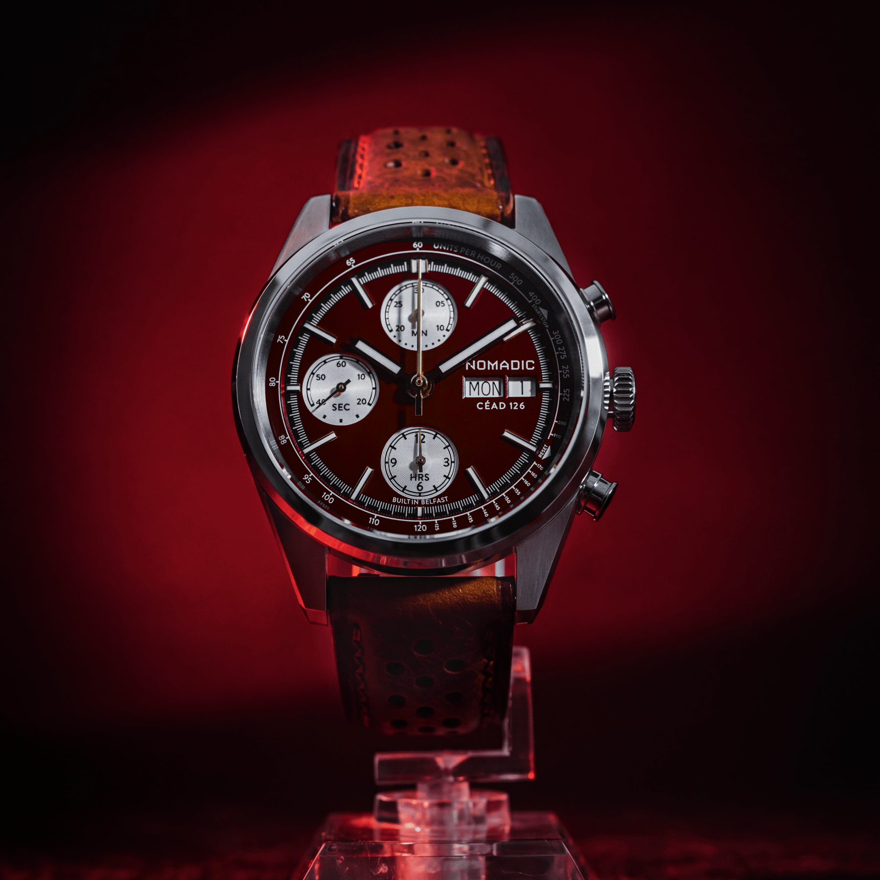 Céad 126 - Crimson Dawn - Chronograph
