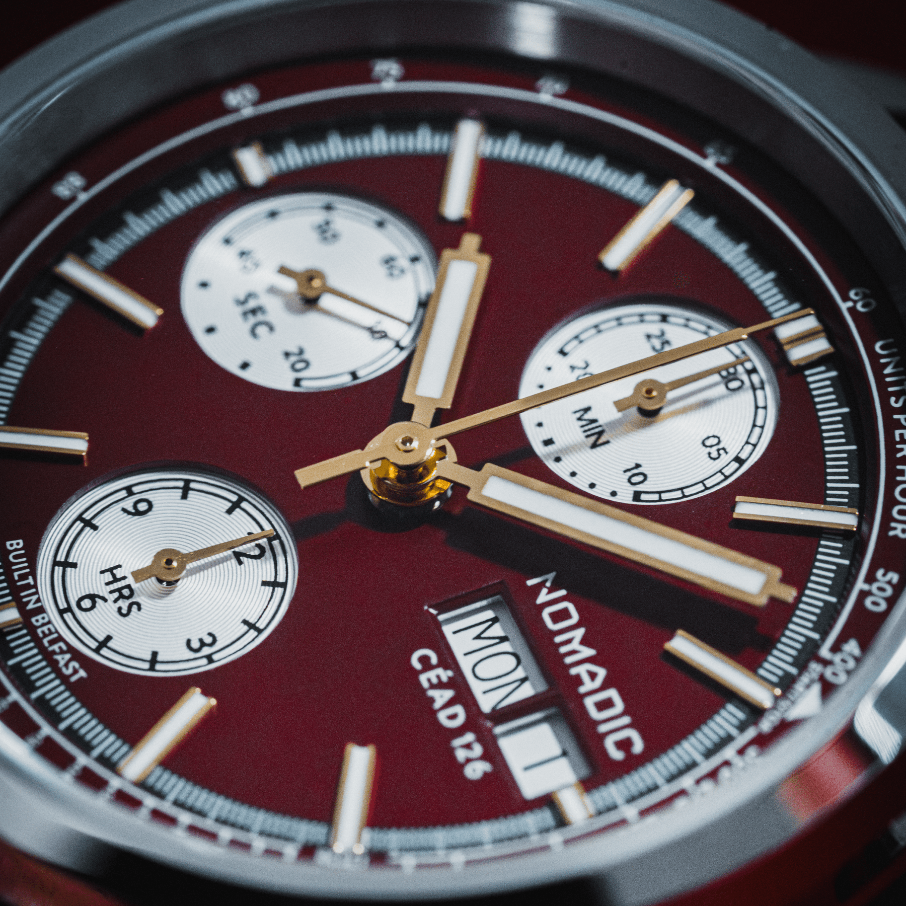 Céad 126 - Crimson Dawn - Chronograph