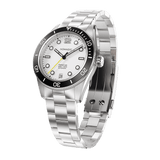 Navigator White - Maraí 401 Compact - 36mm Dive Watch (2026 Edition)