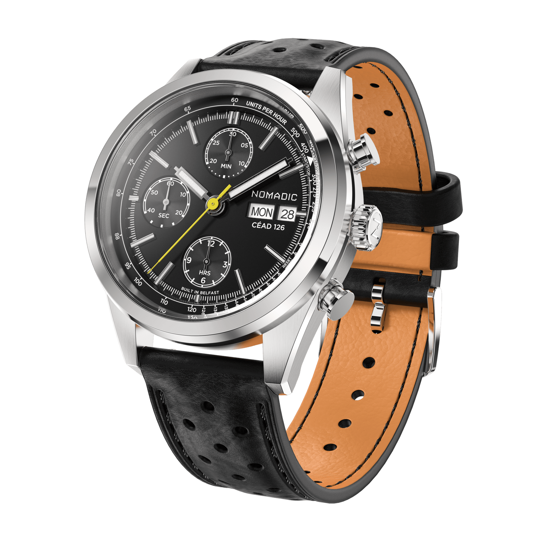 Céad 126 - Pitch Black - Chronograph