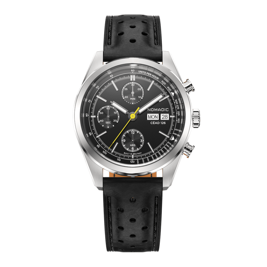 Céad 126 - Pitch Black - Chronograph