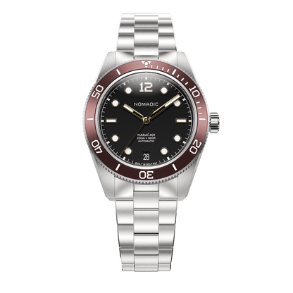 Crimson Dawn - Maraí 401 Compact - 36mm Dive Watch (2026 Edition)