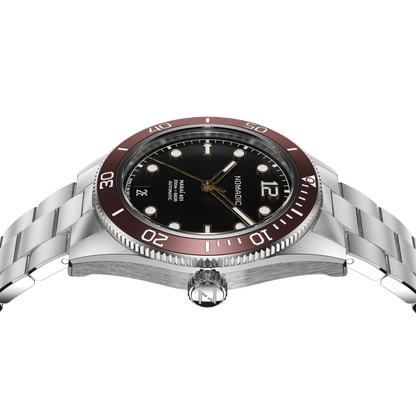 Crimson Dawn - Maraí 401 Compact - 36mm Dive Watch (2026 Edition)