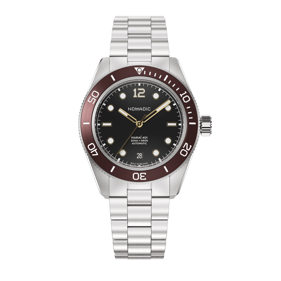 Crimson Dawn - Maraí 401 - 40mm Dive Watch (2026 Edition)