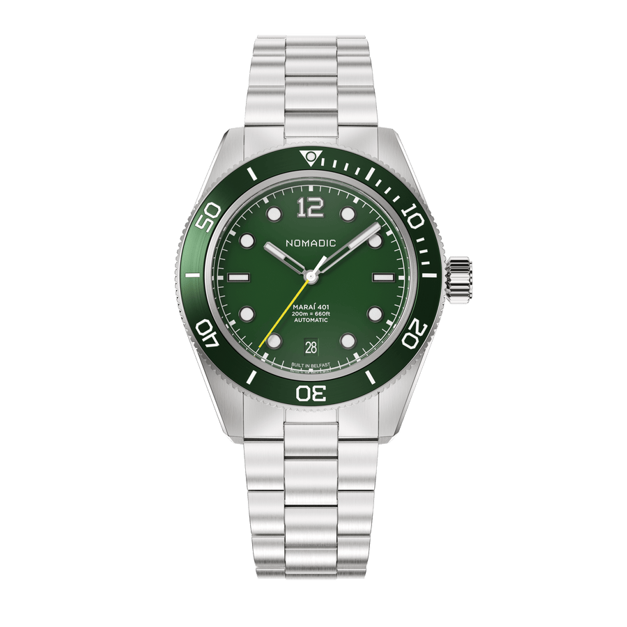 Emerald Abyss - Maraí 401 - 40mm Dive Watch (2026 Edition)