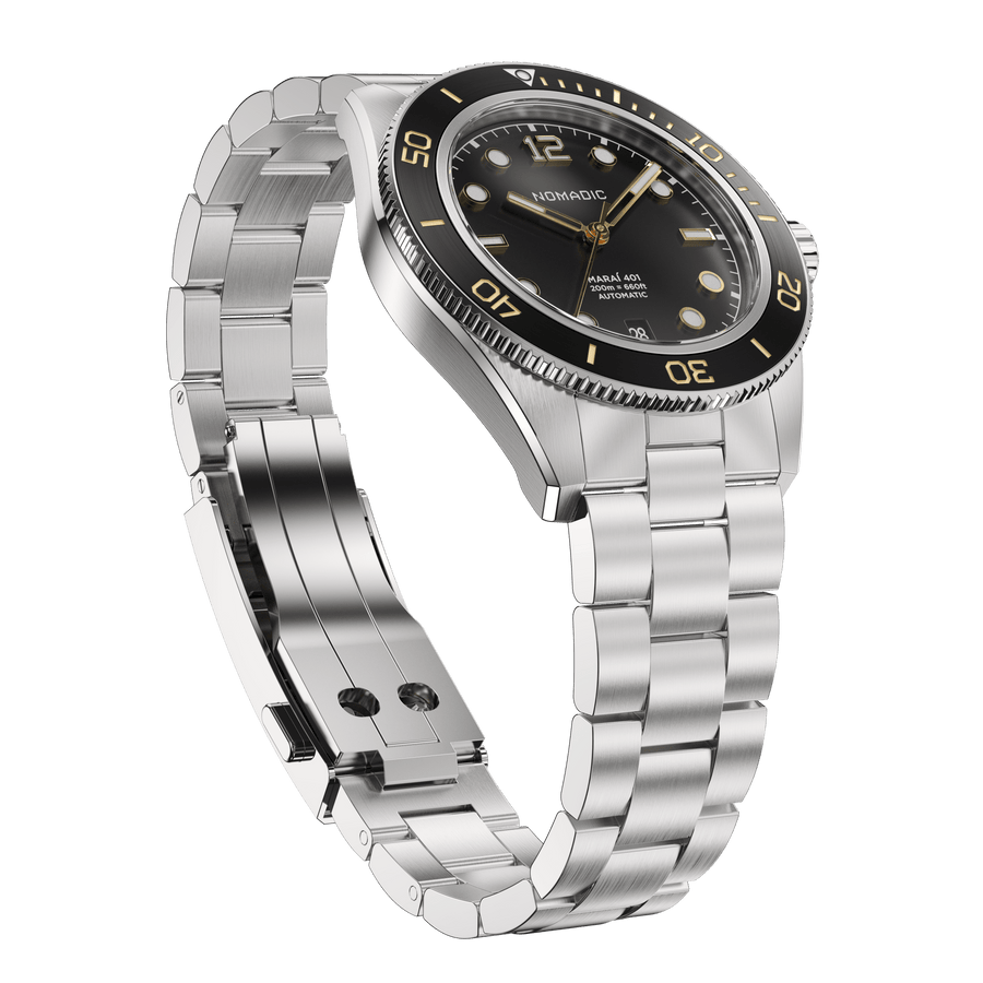 Classic Black and Gold - Maraí 401 - 40mm Dive Watch (2026 Edition)