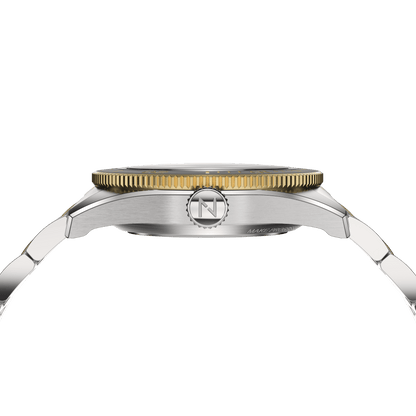 Classic Black and Gold - Maraí 401 Prestige - 40mm 18K Gold Dive Watch (2026 Edition)