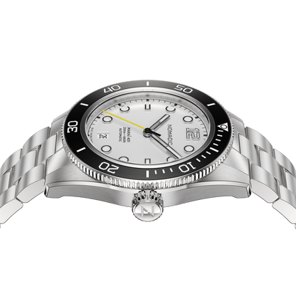 Navigator White - Maraí 401 - 40mm Dive Watch (2026 Edition)