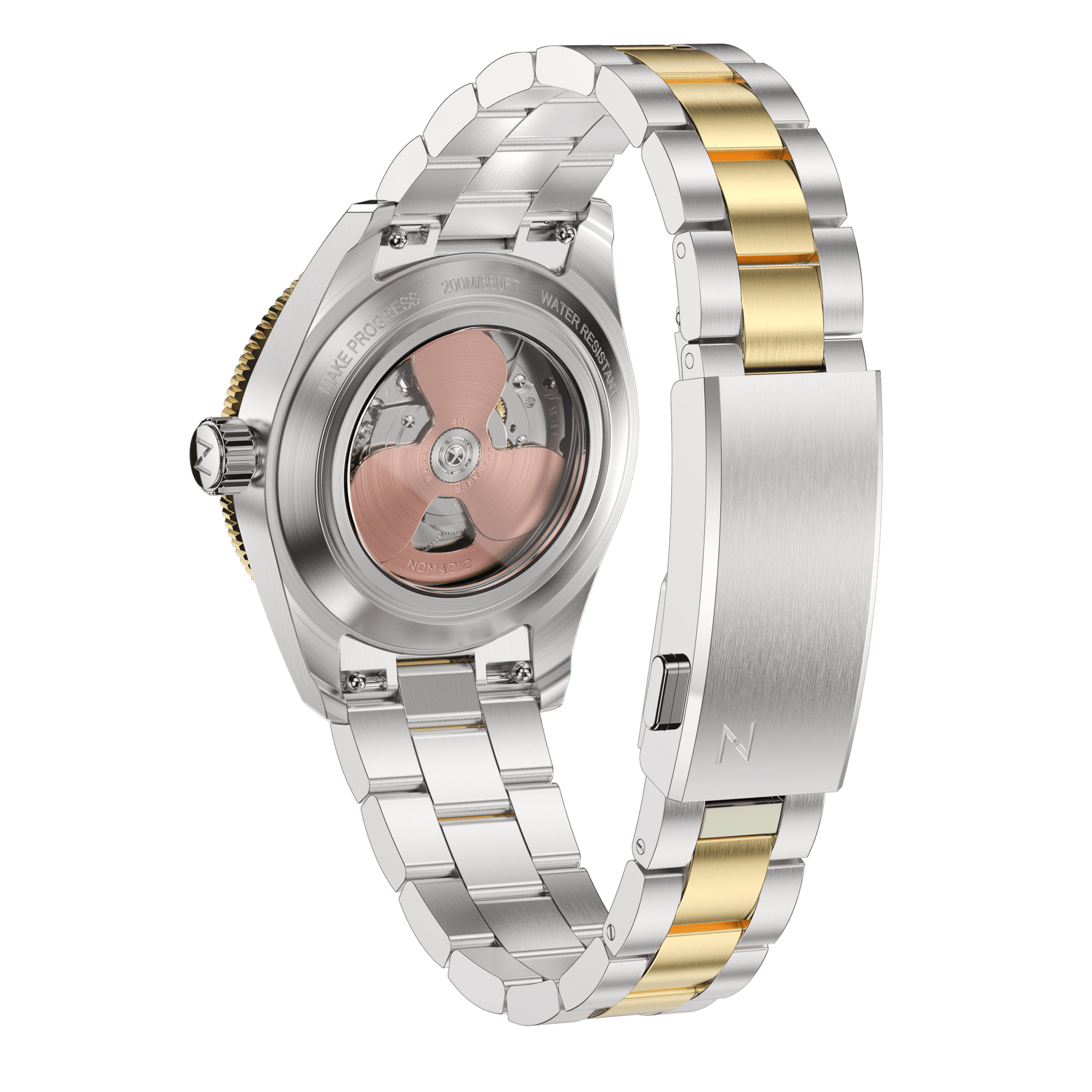 Classic Black and Gold - Maraí 401 Prestige - 40mm 18K Gold Dive Watch (2026 Edition)