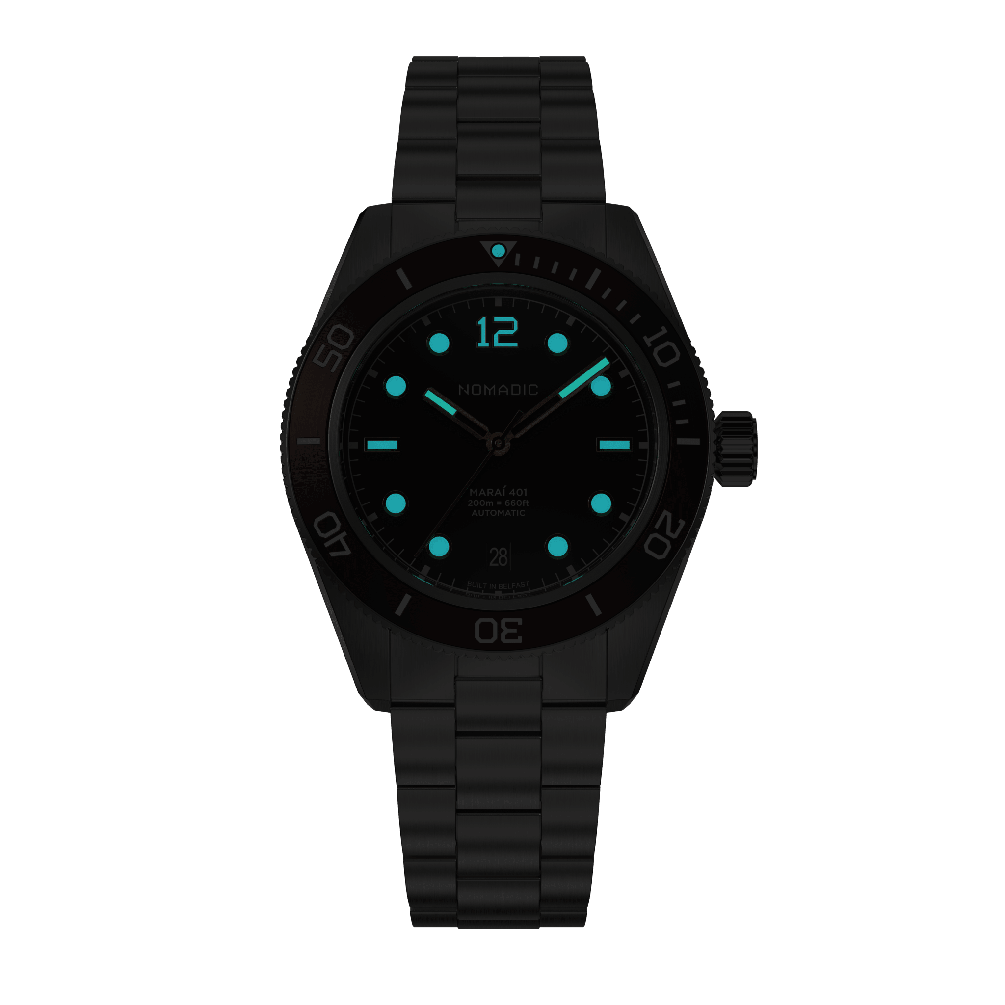 Classic Black and Gold - Maraí 401 - 40mm Dive Watch (2026 Edition)