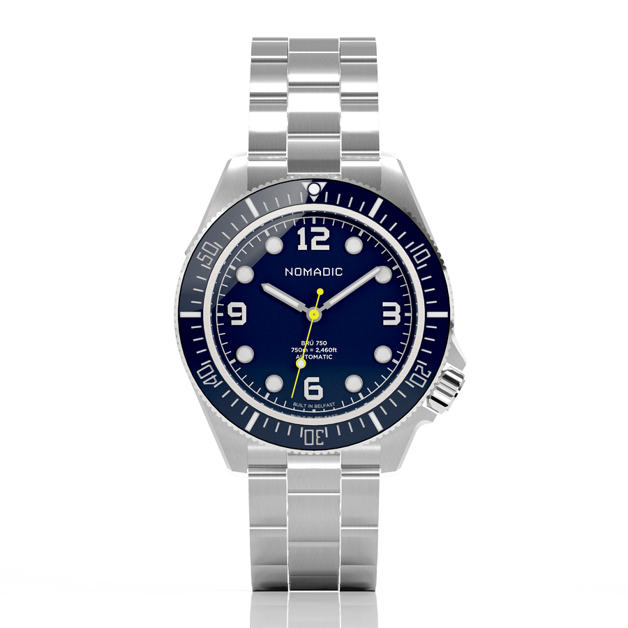 Brú 750 - 42mm Ti5 Deep Dive - Deep Ocean Blue