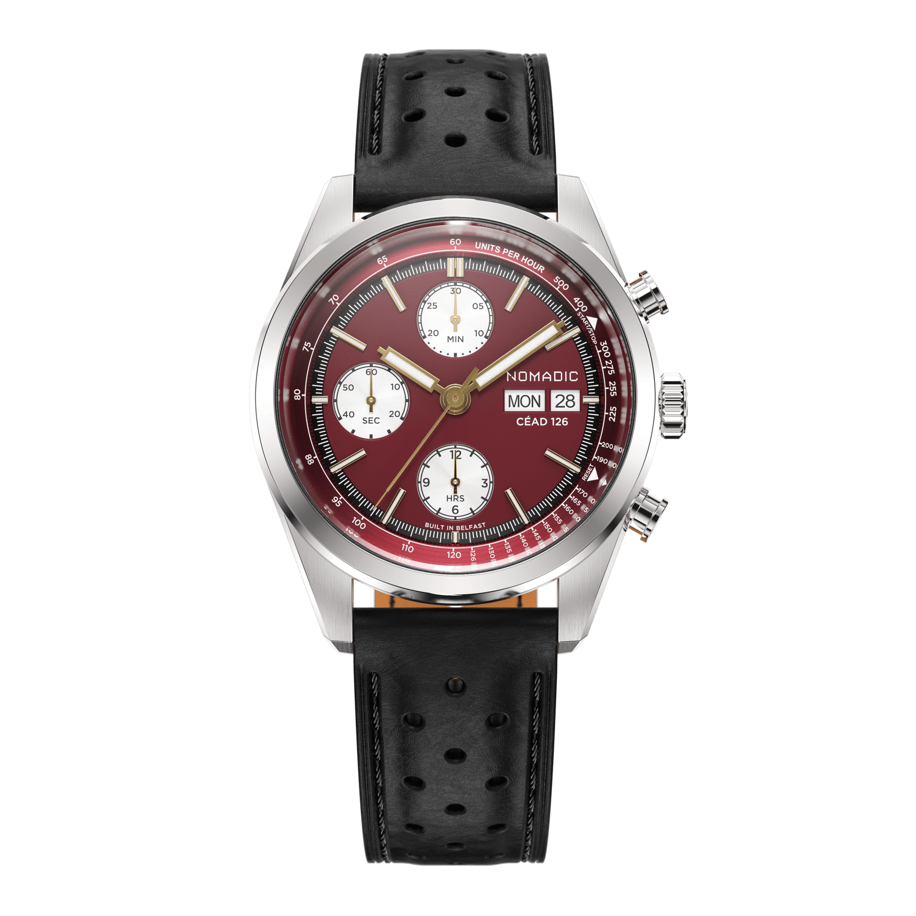 Céad 126 - Crimson Dawn - Chronograph