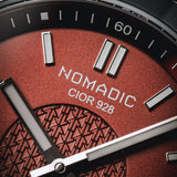 Cíor 928 - Crimson Dawn - Luxury Sports Watch (36mm)