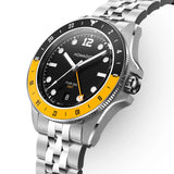Fíor 555 - GMT Watch (41mm) - Shipyard Yellow