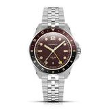 Fíor 555 - GMT Watch (41mm) - Crimson Dawn