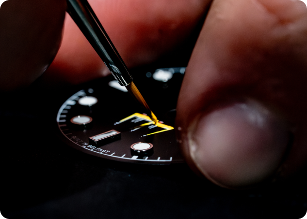 Hand Painted Dial