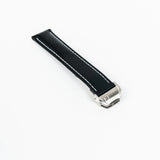 Sailcloth Black Deployant Strap