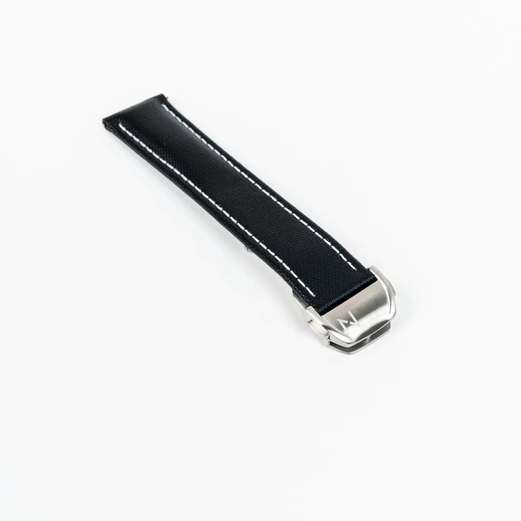 Sailcloth Black Deployant Strap