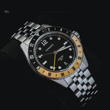 Fíor 555 - GMT Watch (41mm) - Shipyard Yellow