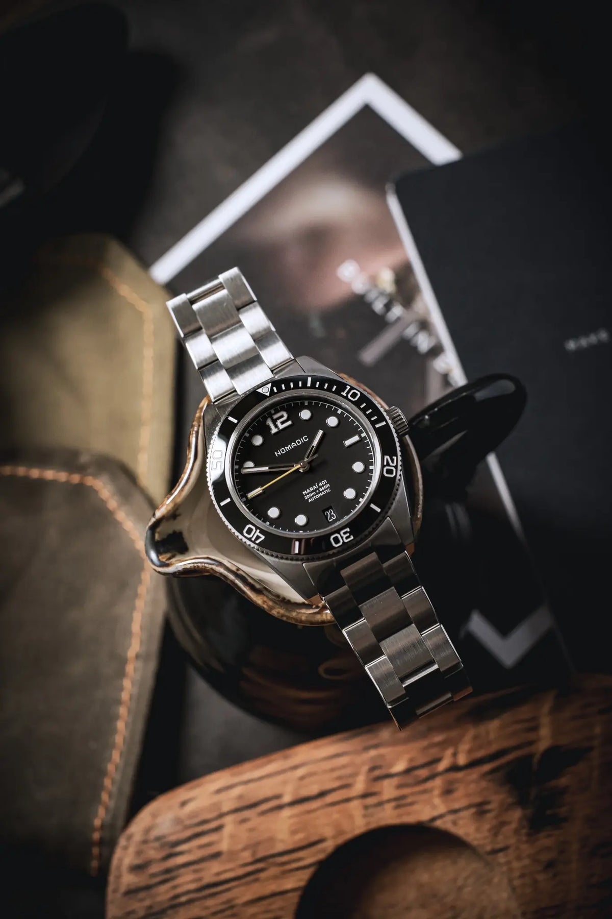 Maraí 401 - Pitch Black - 40mm Dive Watch (2026 Edition)